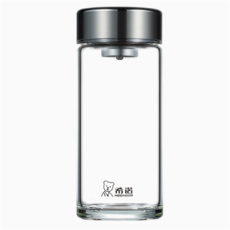 希诺 XN-6066 单层玻璃杯395ml (单位:个)颜色随机发货