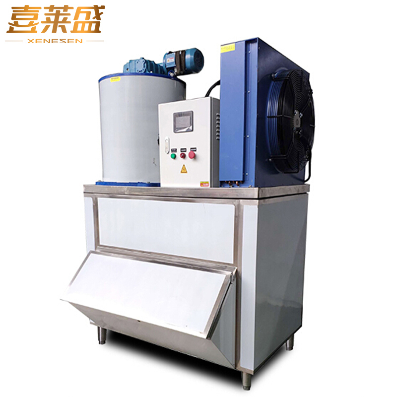 喜莱盛PBJ-1000商用片冰机1000公斤海鲜自助餐鱼鳞片制冰机冰片机冷藏保鲜 1000公斤