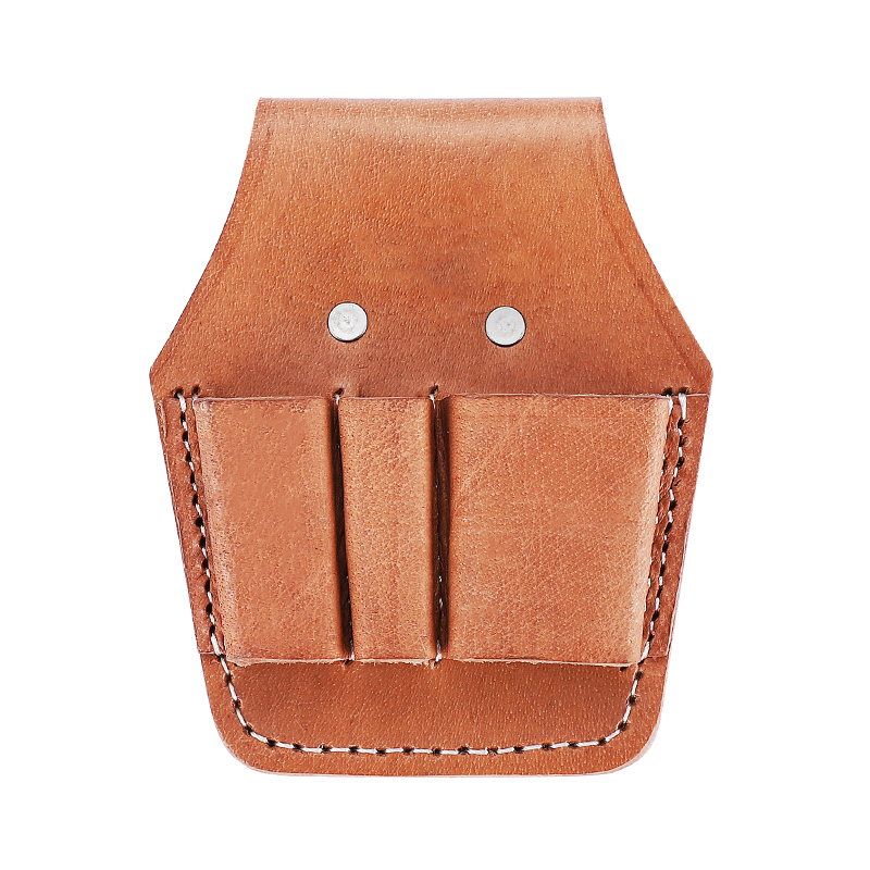 高松takama电工腰带电工纯牛皮皮套工具包电工钳套头层三联705003