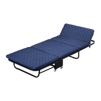 臻远 ZY-ZDC-07 简易行军床蓝色三折海绵折叠行军床办公午休床