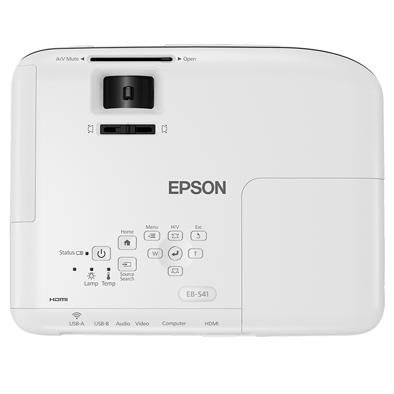 爱普生(EPSON)CB-S41 投影仪投影机办公(3300流明 标配HDMI 支持左右梯形校正)