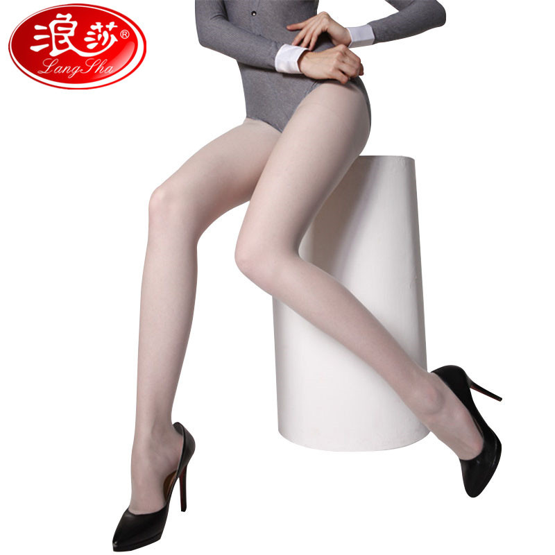 浪莎langsha女士丝袜女夏季薄款防脱丝加裆打底连裤丝袜1双