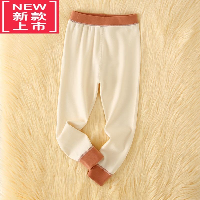 可莉允德绒儿童内穿保暖裤男童女童加绒秋裤加厚热能裤宝宝冬季棉裤绒裤图片