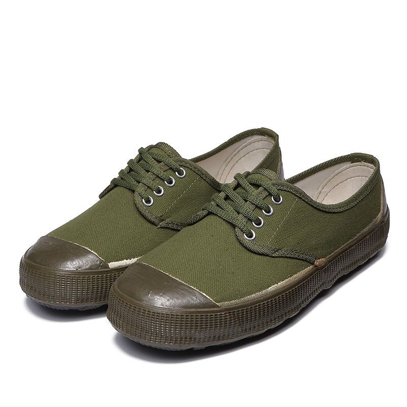 解放鞋男军鞋黄胶鞋女作训鞋农田帆布胶鞋工地耐磨劳动劳保鞋