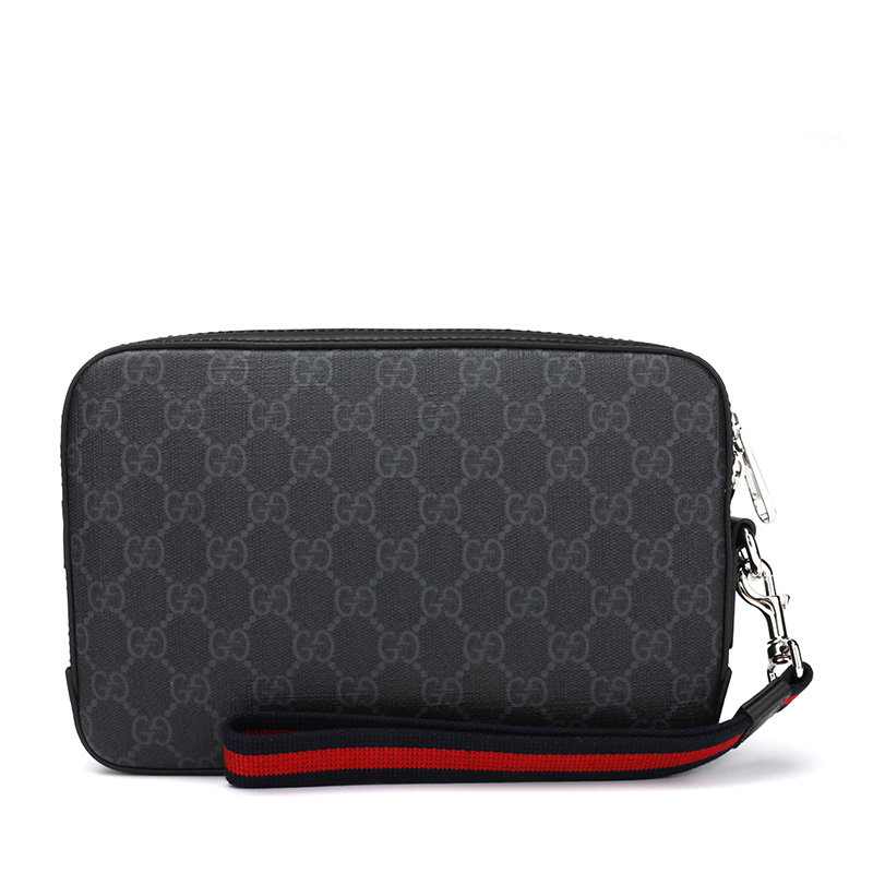 [畅享]GUCCI 古驰 GG SUPREME男士手拿包 495562-K5RLN-1095