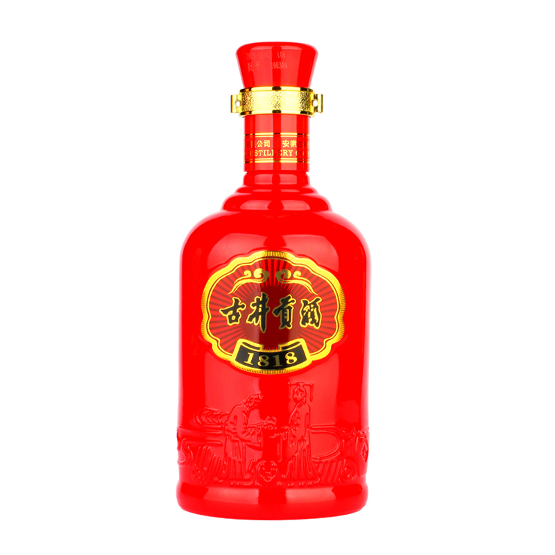 [华致酒行]古井贡酒1818(红)40.6度500ml 单支