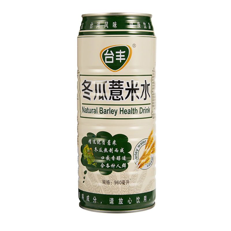960ml2台丰冬瓜薏米水饮料罐装夏季冰镇饮料