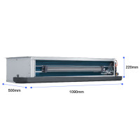 海尔商用(Haier) 大3匹 定频冷暖 中央空调风管机 KFRd-75NW/620 2级能效 商用空调