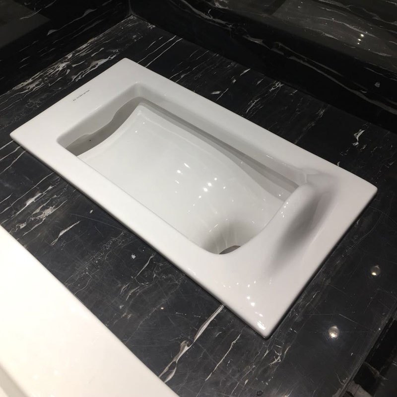 科勒Kohler 巴尔顿蹲便器蹲坑入墙水箱含面板20443T 20443T+77666T-NA+6283T-CP
