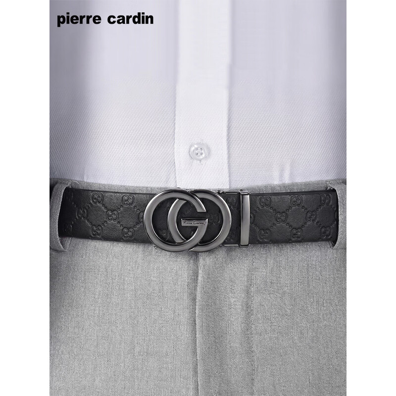 皮尔卡丹(pierre cardin)新款休闲男式自动扣皮带 W52814811-5A 黑色