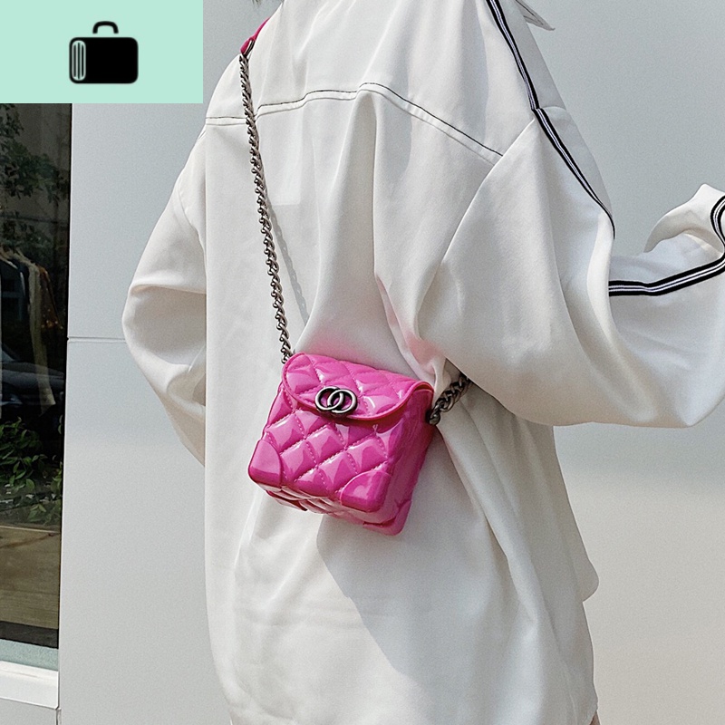 迷你小包包2020新款果冻包潮韩版ins时尚百搭少女链条斜挎零钱包NEW LAKE高清大图