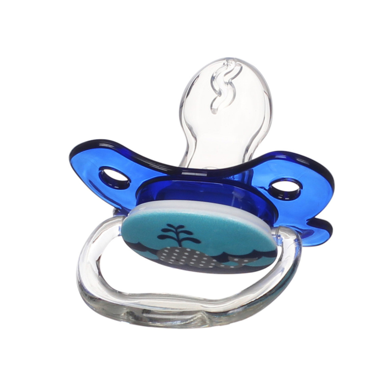 布朗博士PreVent蝴蝶型安抚奶嘴 0-6个月 蓝色