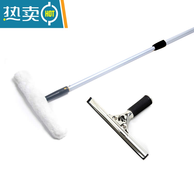 敬平超宝三件套装擦玻璃器玻璃擦玻璃器伸缩杆刮水器清洁器玻璃刷擦器 1.2米双节三件套高清大图