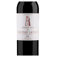 [名庄酒]2007年 拉图酒庄(Latour)干红葡萄酒750ml(正牌) 单瓶装 RP92