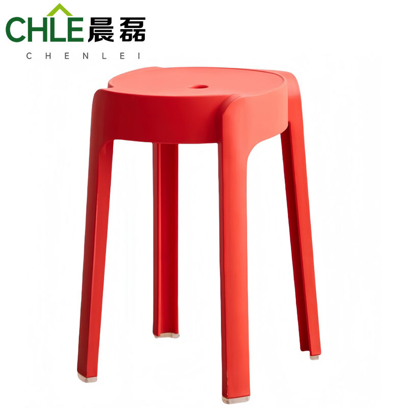 晨磊 塑料凳 A02(红色) 个高清大图