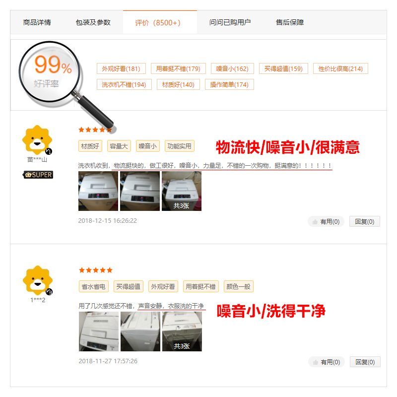 海尔(Haier)EB55M919 5.5公斤 家用全自动小神童波轮洗衣机 小洗衣机 宽水压宽电压设计