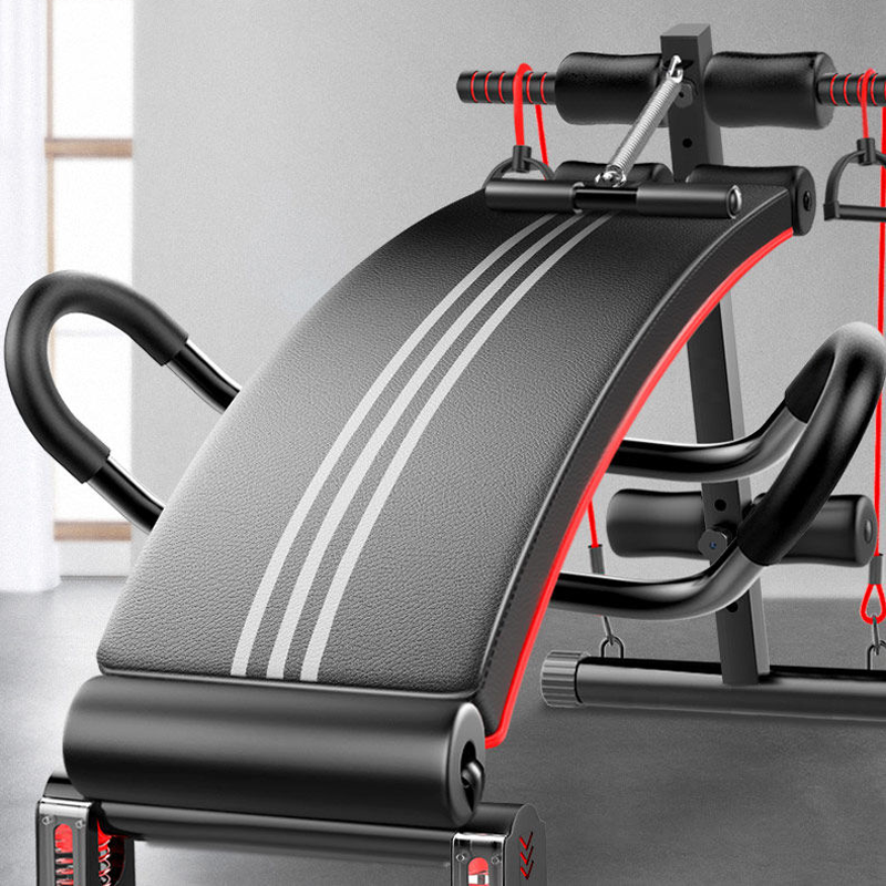 仰卧起坐健身器材家用男腹肌板运动辅助器收腹多功能仰卧板哑铃凳视频