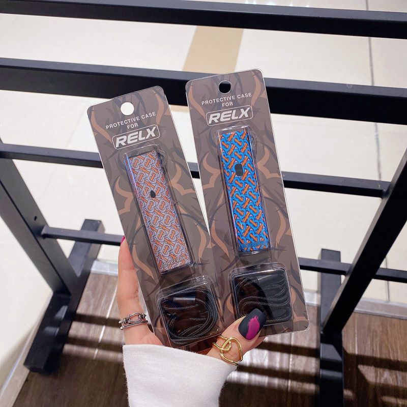 丢失悦克4保护套悦刻保护套-[粉橙巴宝莉]悦刻1代 黑色编织绳>800_800