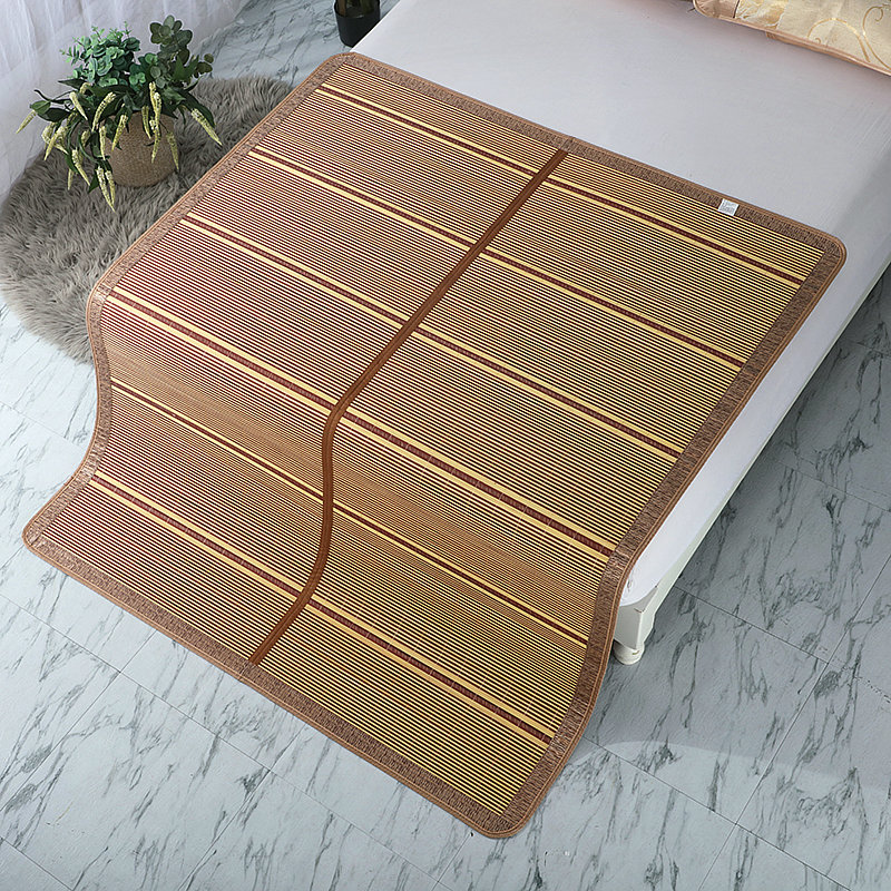 比韩 床上用品竹席双面折叠竹席子X-1201 1200*1920mm 张高清大图