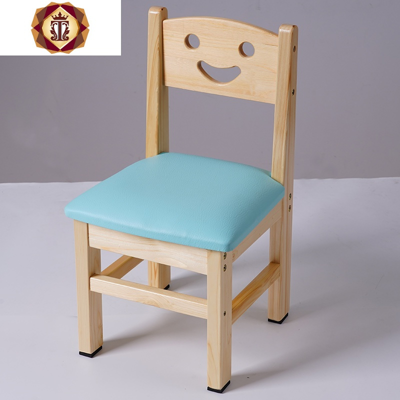 三维工匠儿童椅子靠背实木幼儿园小凳子矮凳小木凳板凳家用小孩坐椅