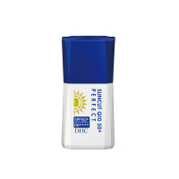 DHC紧致焕肤防晒乳SPF50+PA++++30ml 户外防晒霜轻盈不泛白小蓝帽