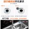 水槽用洗涤剂皂液器厨房洗洁精瓶洗菜盆配件铜头304不锈钢按压瓶 皂液器[M 1 ]304头+塑料瓶