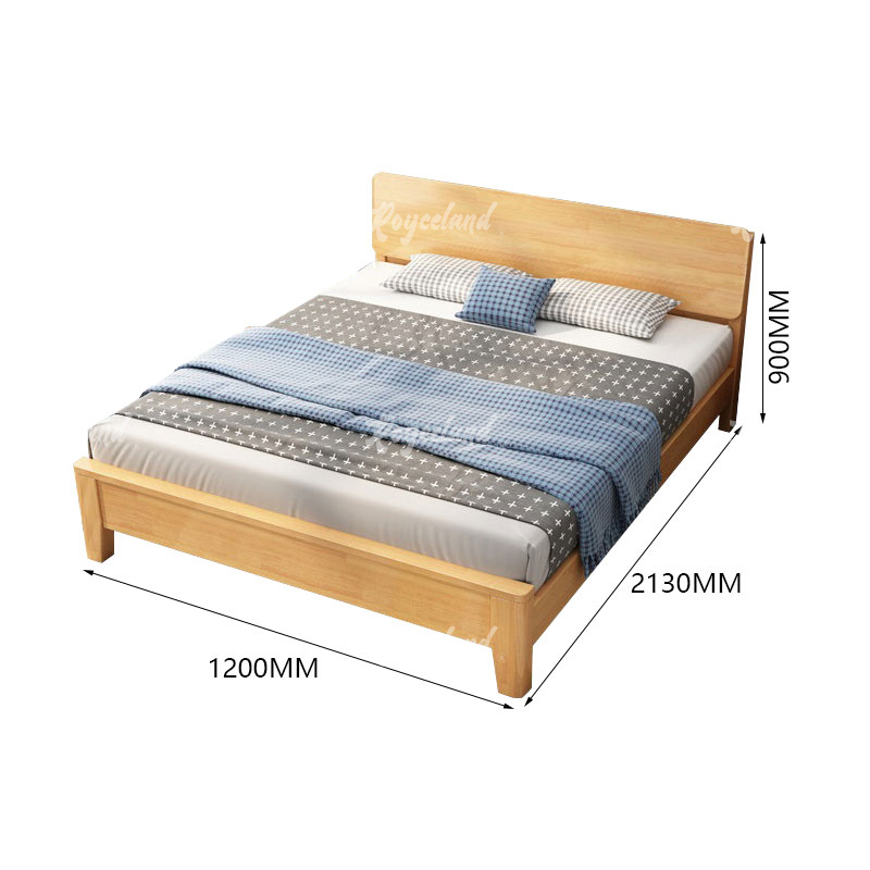洛诗莲 (RoyceLand) 实木床宿舍家具1.2米单人床 1200*2130*900