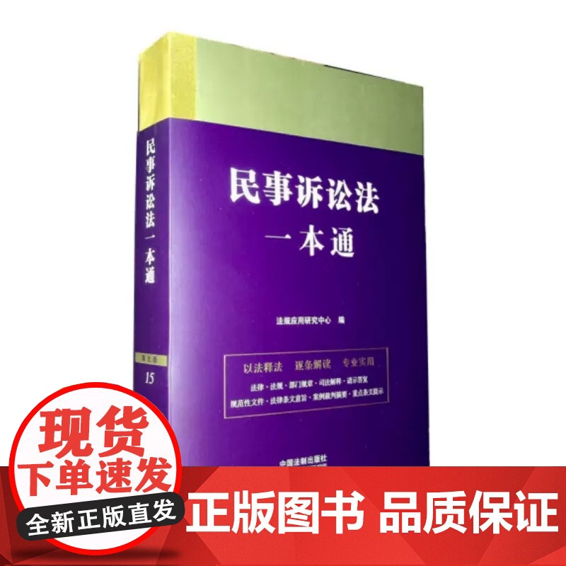 民事诉讼法一本通( 第九版) 中国法制出版社 9787521631364高清大图