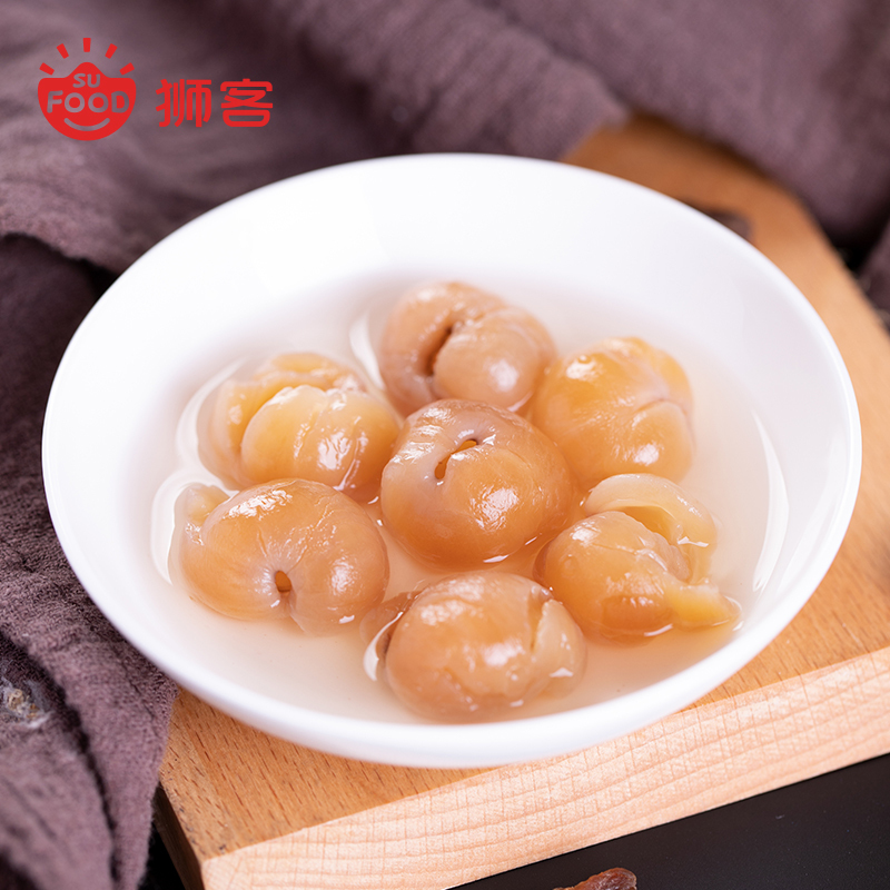 狮客[苏宁自主品牌]莆田桂圆粒250g 无核桂圆肉干 龙眼肉 南北干货 百合桂圆银耳莲子羹配料