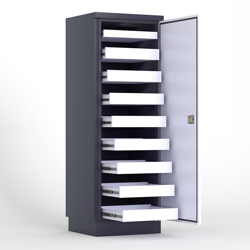 臻远 ZY-FCGA-5 防磁柜CD光盘柜磁盘柜U盘柜信息安全柜储存柜小9抽高清大图