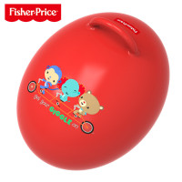 费雪(Fisher Price)儿童玩具球 宝宝健身球 蛋形跳跳球(绿色 赠充气脚泵)