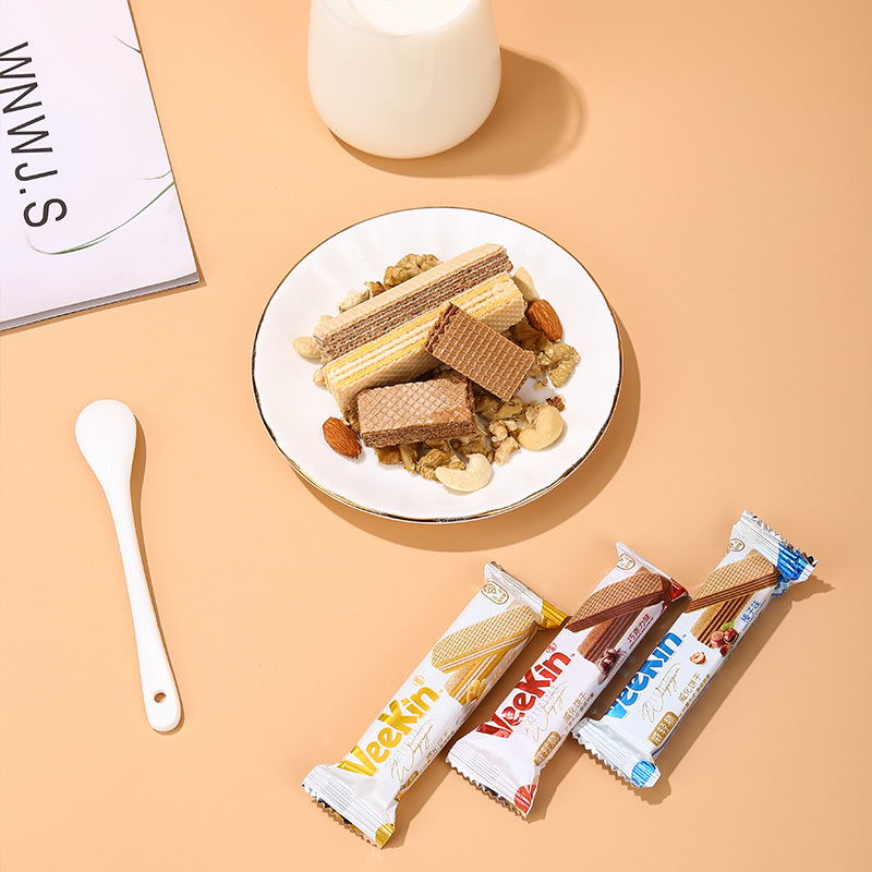 好吃点威化饼干veekin威轻脆散装30根混合味单独包装休闲零食