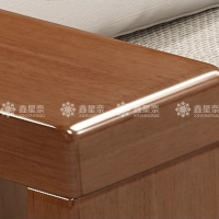 鑫星奈XXN4031210 实木沙发茶几组合简约冬夏两用客厅沙发 1+1+3+茶几