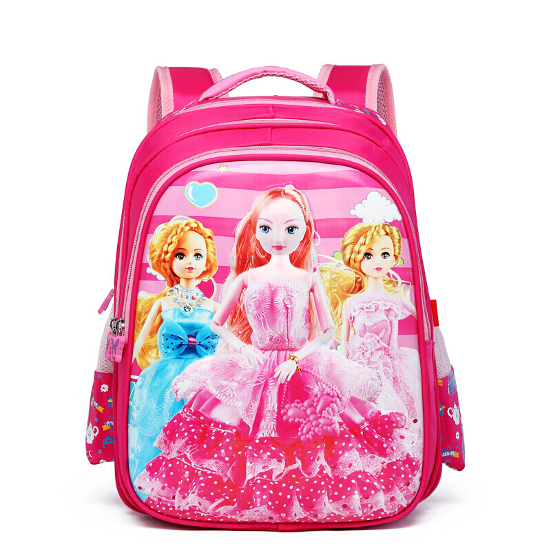 蔚品芭比娃娃书包小学生女童1-4年级公主女孩