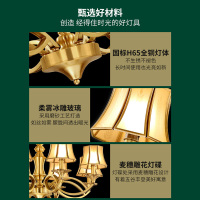 雷士照明欧式经典全铜吊灯奢华大气客厅灯复古餐厅灯简约欧美灯具 测试商品