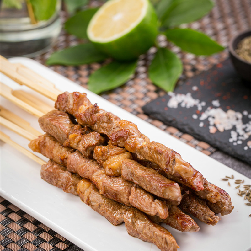 阿勒穆斯 内蒙古家庭羊肉串约170克(10串/袋) 烧烤食材内蒙古草原羊肉(预售))高清大图