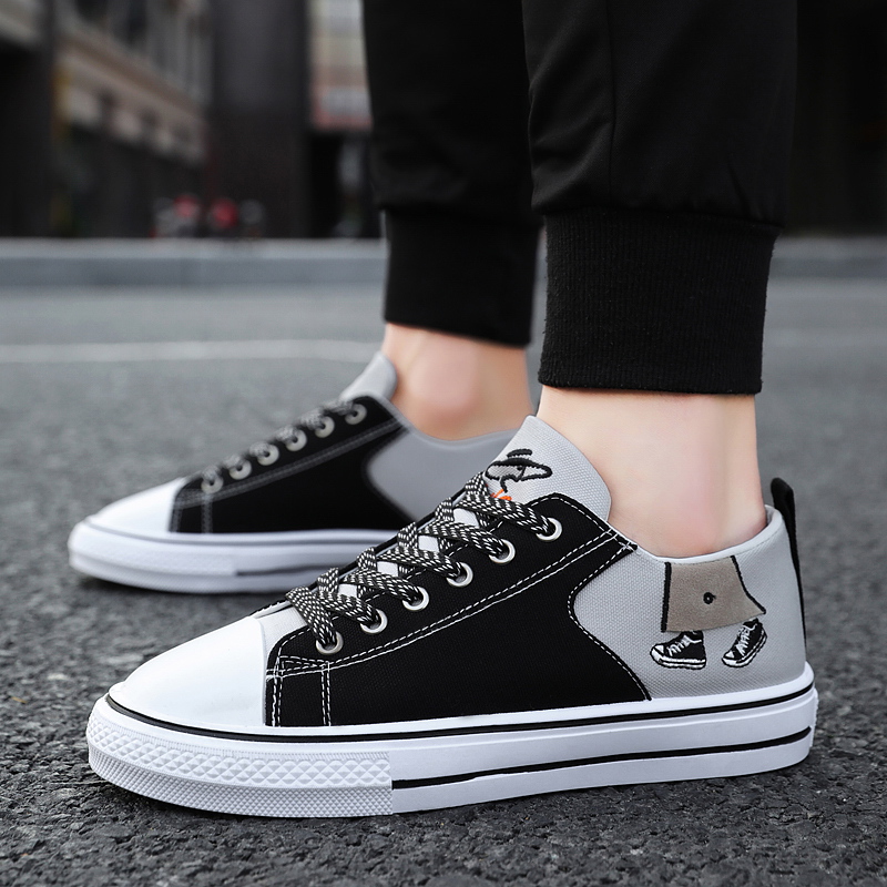 匡米葳conmeive2020夏季男士帆布鞋经典百搭学生板鞋潮流ins韩版网红