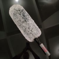 车用掸子圆形除尘掸子拖把洗擦车神器刷子伸缩不掉毛竹纤维软毛 竹纤维伸缩圆形掸 +收纳袋