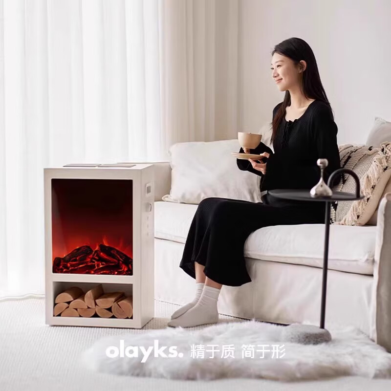 OLAYKS暖风机2000W仿真火焰便捷小型OLK-08-01高清大图