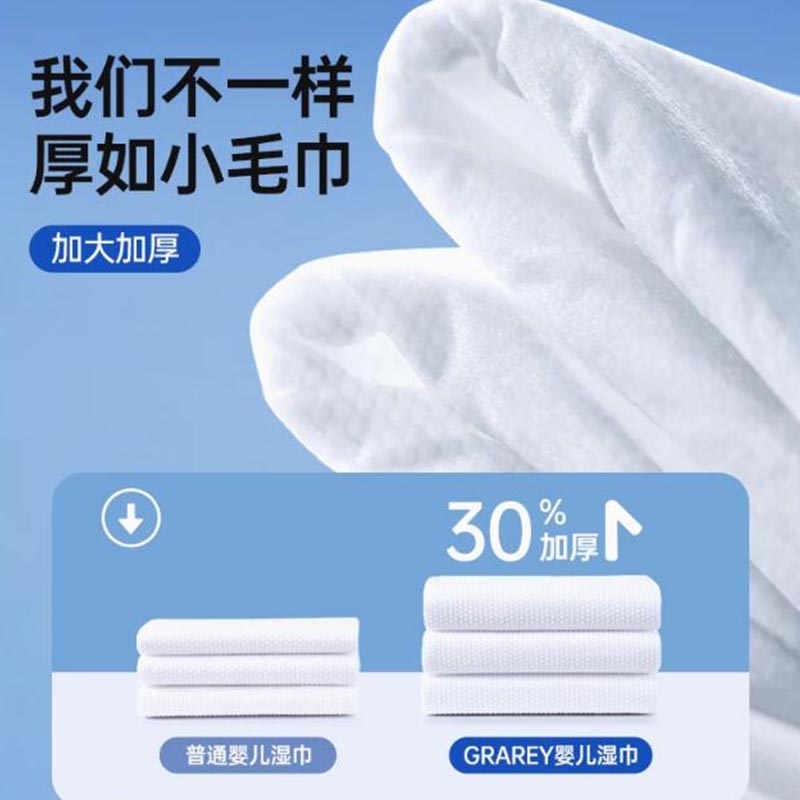 GRAREY婴儿湿巾1箱高清大图