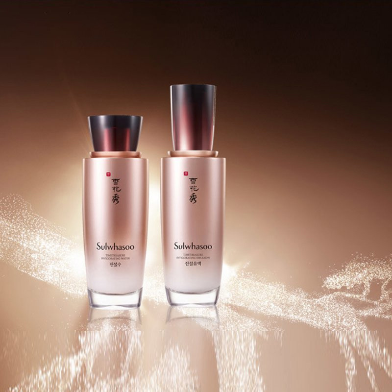 Sulwhasoo 雪花秀 秘时臻金焕生 水乳2件护肤套盒 补水保湿 面部护肤套装礼盒高清大图