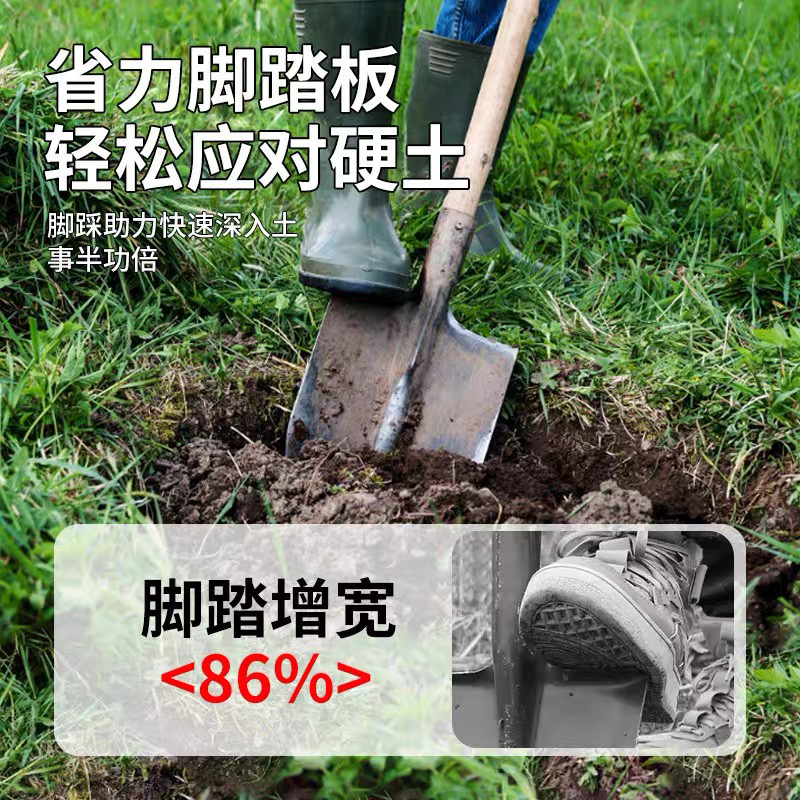 苏宁宜品 尖锹+1.4米槐木柄 单位/把高清大图