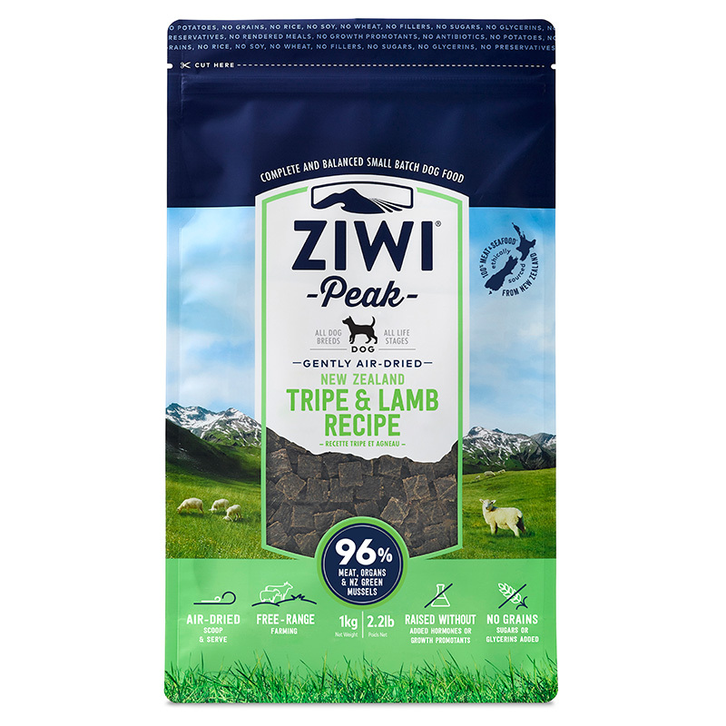 巅峰Ziwi Peak 羊肚羊肉风干犬宠物食品 1kg