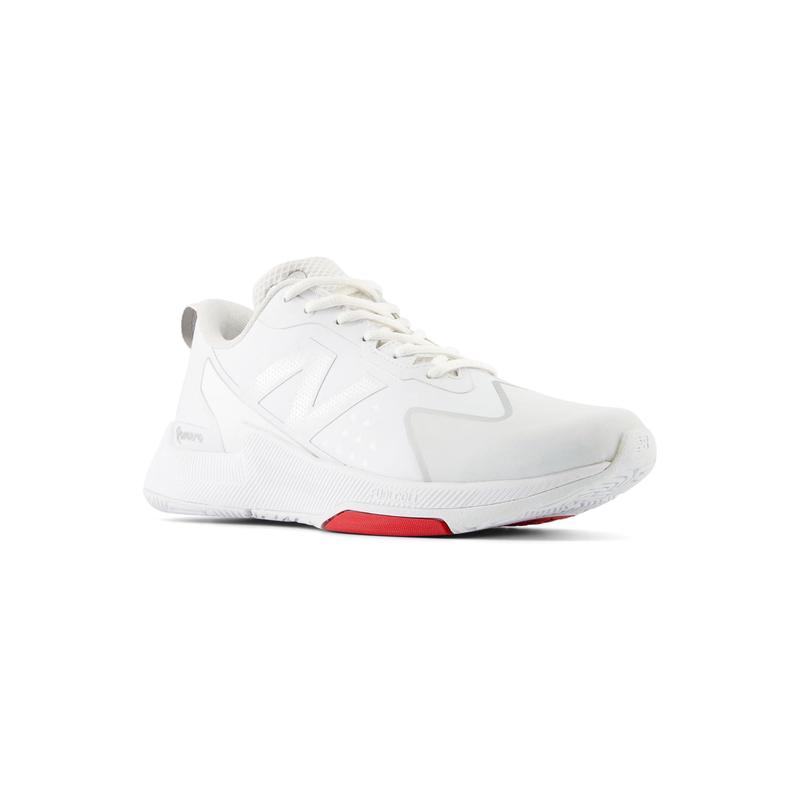 新百伦(New Balance)女棒球鞋轻便缓震透气舒适耐磨户外运动鞋 White/Silver_Metallic 43