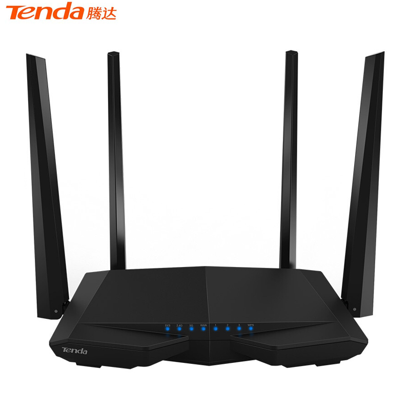 [精选]腾达(Tenda)AC6 1200M双频 无线路由器 WiFi无线穿墙 智能家用游戏级(信号增强)