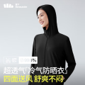 蕉下(BENEUNDER) 运动透气防晒衣AS41824漫暮黑-160/84A(M）
