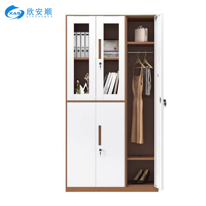 欣安顺 钢制五门文件柜(颜色可选) 1850*970*(420-500)mm 台高清大图