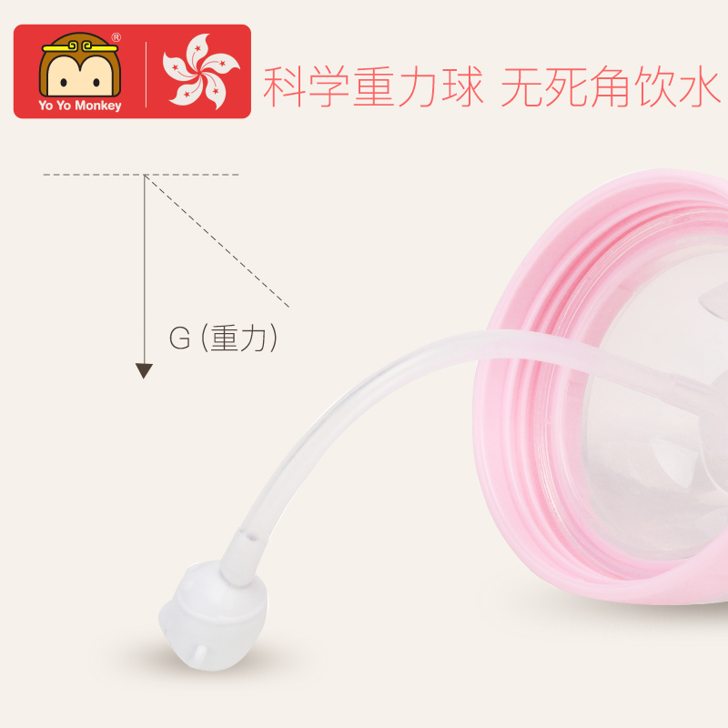 优优马骝PPSU奶瓶 宽口径耐摔宝宝硅胶奶嘴婴儿奶瓶防胀气180ML 蓝色MS2105