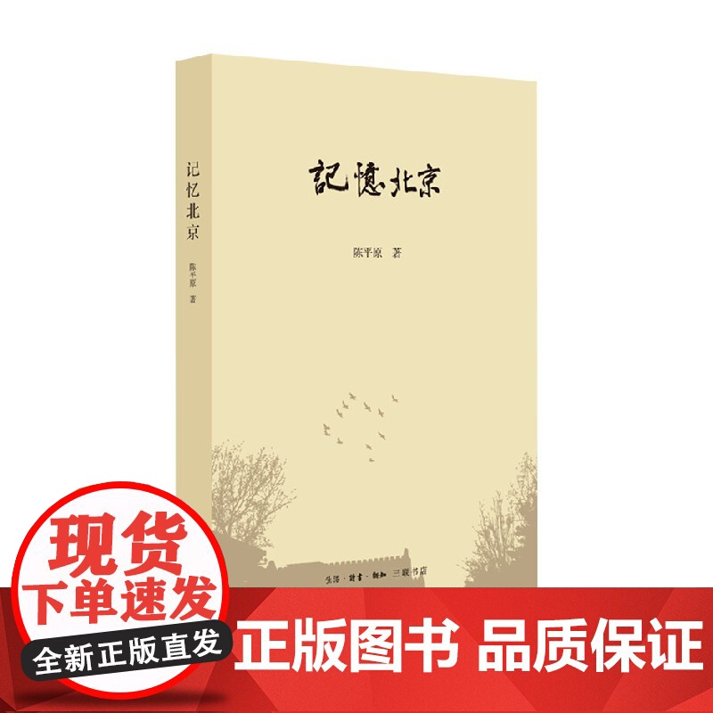 记忆北京 陈平原 著 文化高清大图