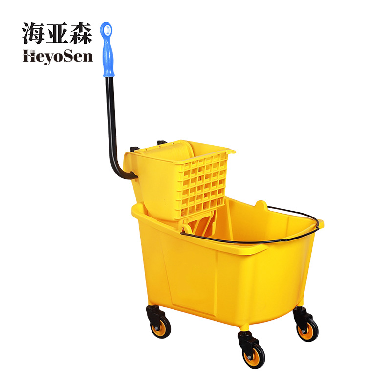 海亚森 M4053 MAX手压式清洁榨水车32L(计价单位:个)黄色高清大图
